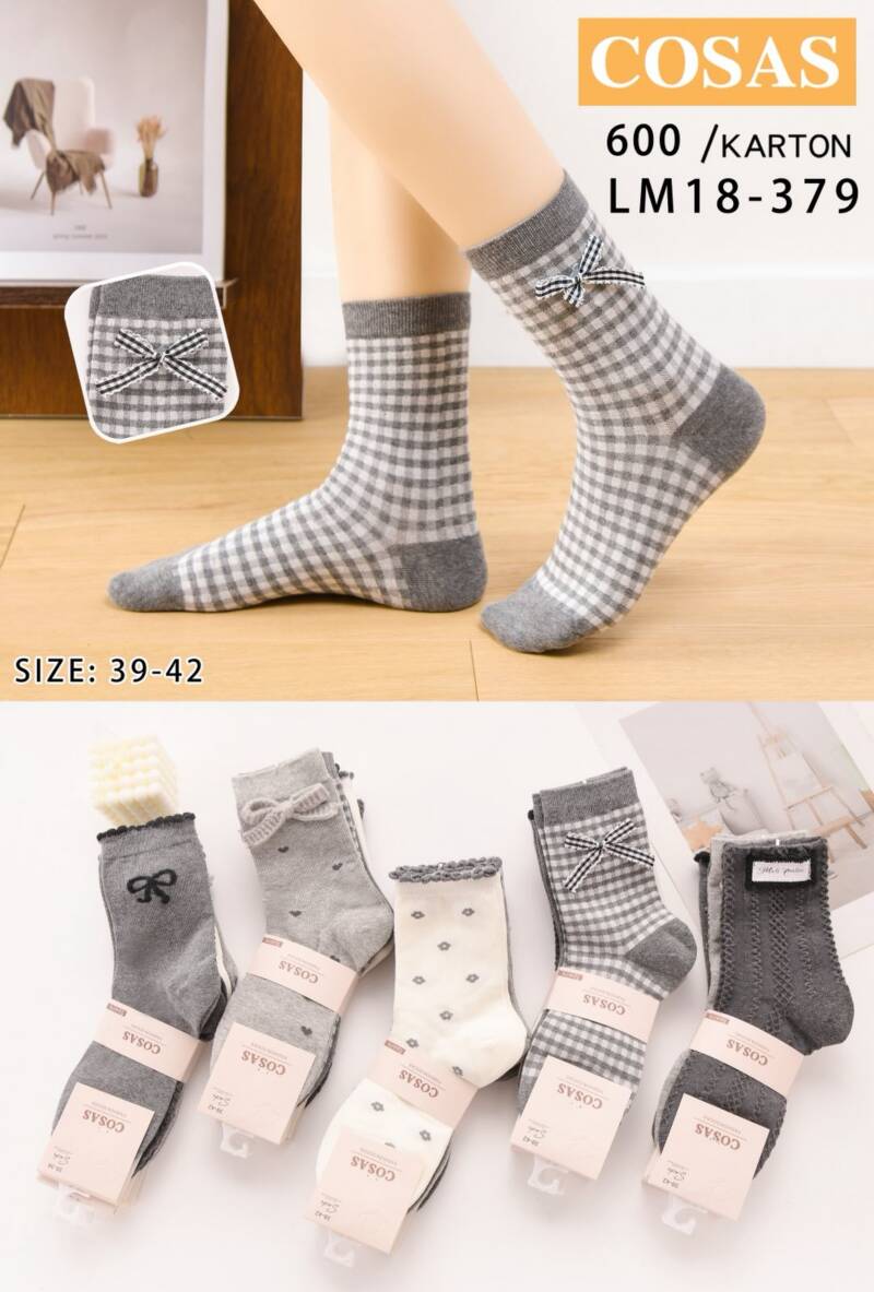 Skarpety damskie Roz 39-42, Mix kolor Paczka 40 szt